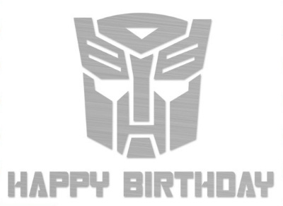 Transformers Happy Birthday on southeastbymidwest.com #transformers #happybirthday