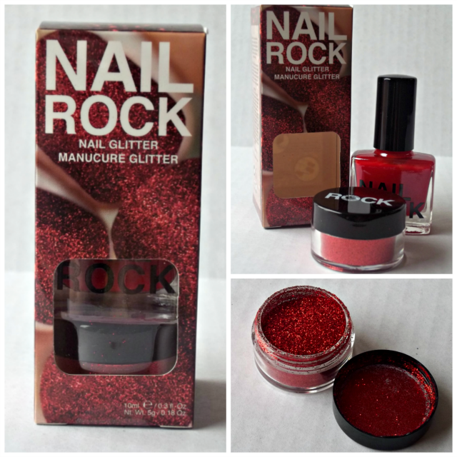 Nail Rock Red Glitter on southeastbymidwest.com