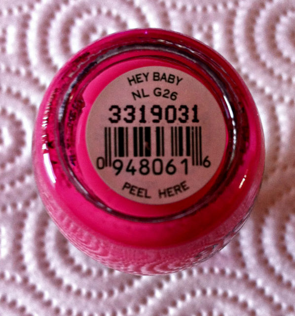 OPI Hey Baby Label on southeastbymidwest.com