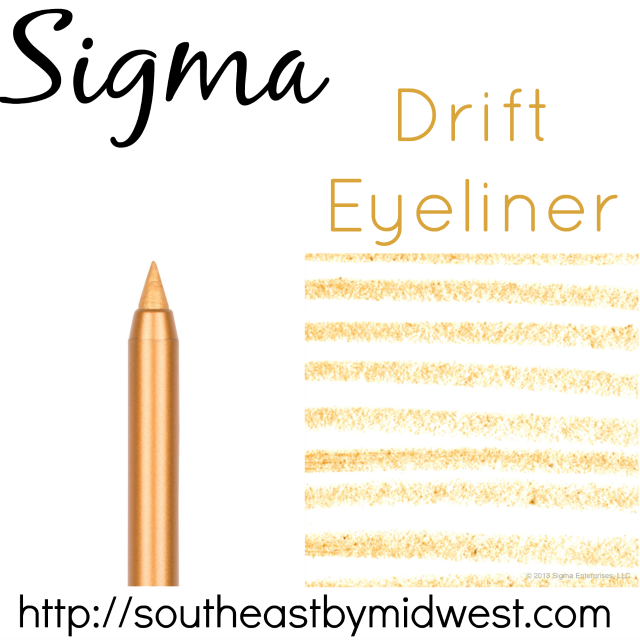 Sigma Drift Eyeliner on southeastbymidwest.com