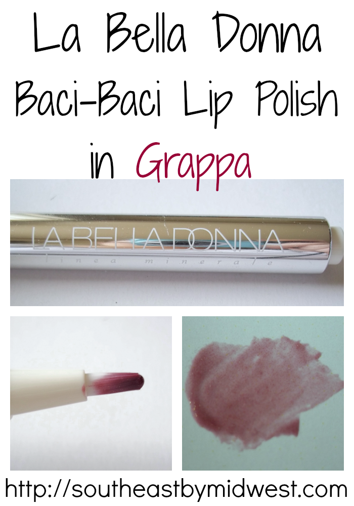 La Bella Donna Baci-Baci Lip Polish in Grappa on southeastbymidwest.com