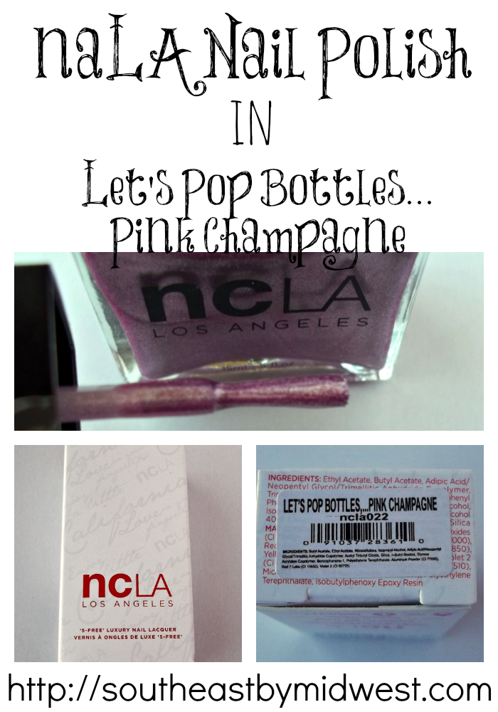 ncLA Nail Lacquer in Let's Pop Bottles...Pink Champagne on southeastbymidwest.com
