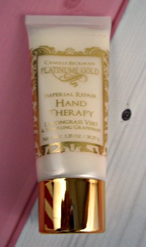 Glossybox June 2014 Camille Beckman Hand Cream on southeastbymidwest.com #glossybox #beautyblogger #bblogger #beauty #subscriptionbox #camillebeckman
