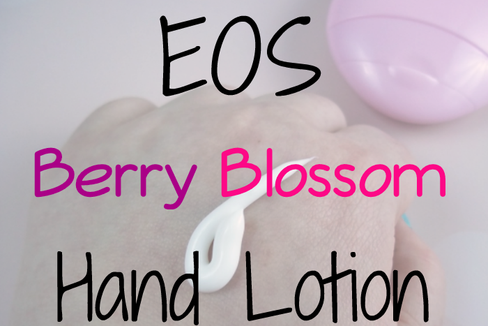 EOS Berry Blossom Hand Lotion on southeastbymidwest.com #beautyblogger #bblogger #beauty #eos