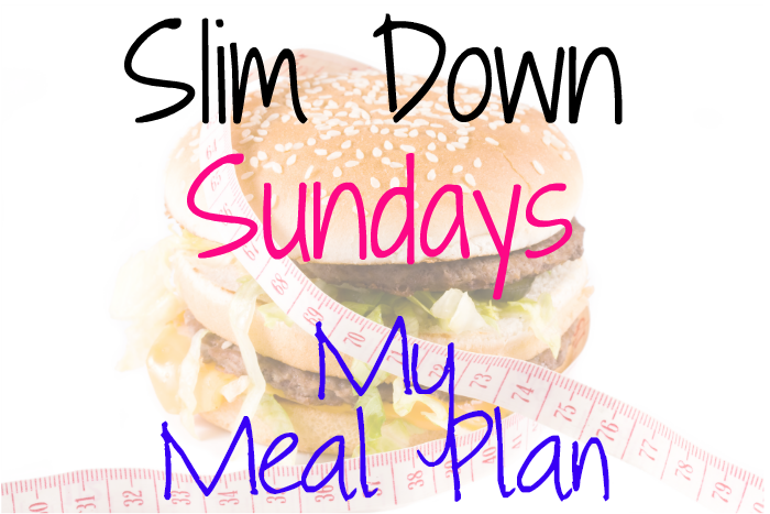 Slim Down Sundays My Meal Plan on southeastbymidwest.com #slimdownsundays #health