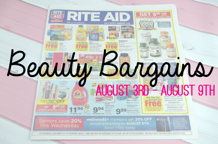 Beauty Bargains: August 3rd - August 9th Featured Image on southeastbymidwest.com #beauty #bblogger #beautyblogger #beautybargains #cvs #kmart #target #riteaid #walgreens