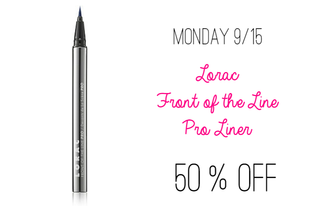 Ulta 21 Days of Beauty Steals Monday 9/15 Lorac Front of the Line Pro Liner on southeastbymidwest.com #ulta #beautysteals #lorac