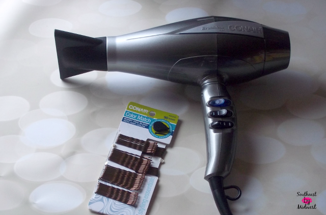 Infiniti Pro by Conair 3Q Brushless Motor Dryer and Conair Color Match Bobby Pins on southeastbymidwest.com #HeartMyHair #CollectiveBias #ad #cbias