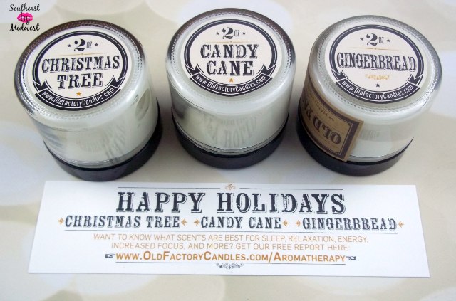 Old Factory Candles Happy Holidays Package on southeastbymidwest.com #candles #oldfactory #happyholidays