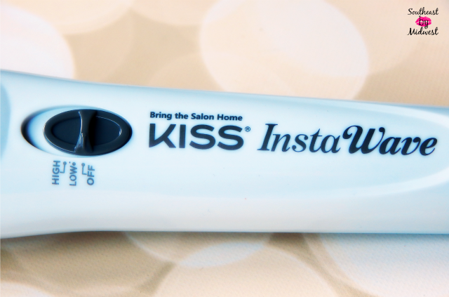 The Kiss InstaWave has two heat settings that are easily achieved with the simple on and off switch. #kiss #kissinstawave #instawave #hair