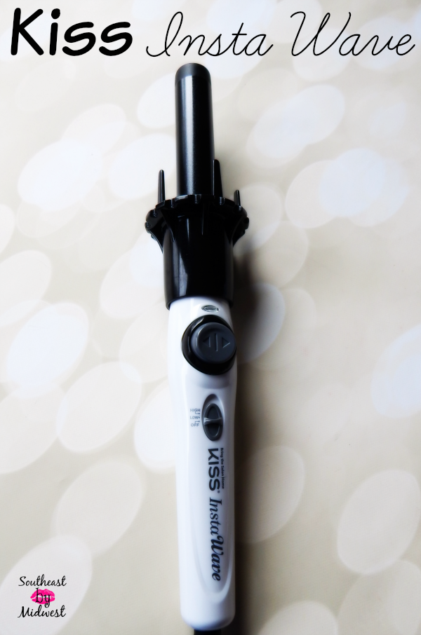 The Kiss InstaWave Automatic Hair Curler is a curling wand that automatically twists your hair around the barrel. #kiss #kissinstawave #instawave #hair