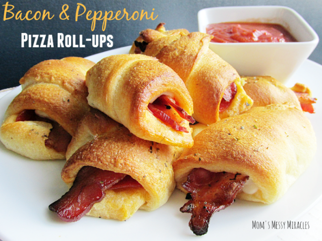 Bacon Pepperoni Rollups Best of the Blogosphere Week 2