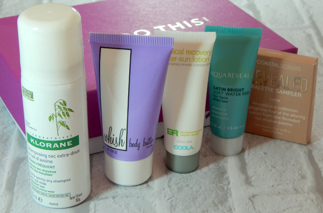 All of the products in the Tone It Up January Birchbox