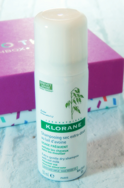One of the items in the Tone It Up January Birchbox was Klorane Dry Shampoo