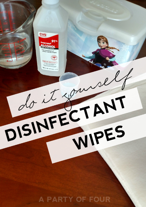 DIY Disinfectant Wipes from Best of the Blogosphere Link Party Week 5