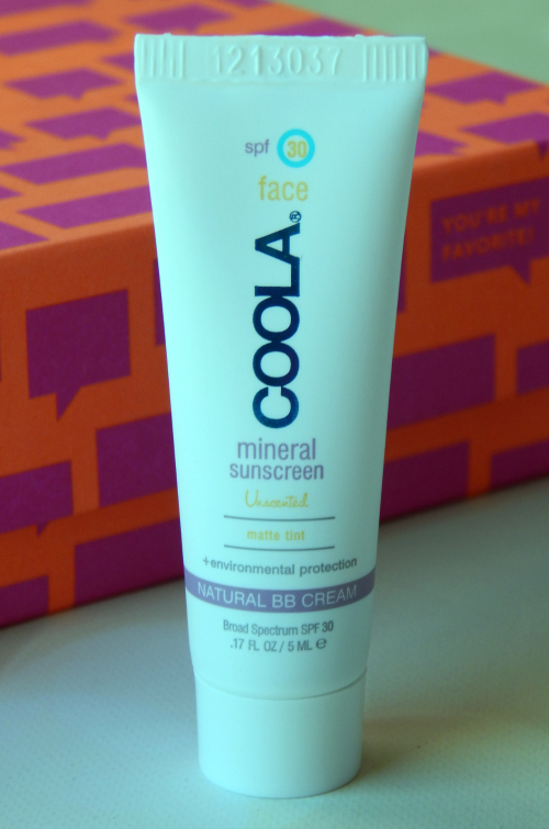 One item in the February Birchbox was a Coola Matte Tint