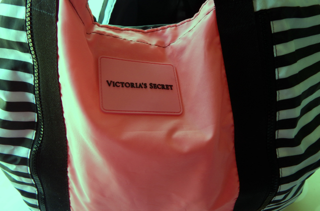 For the What's In My Purse I'm currently carrying a Victoria's Secret Tote