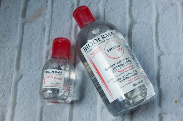 Bioderma Review with Travel Bottle #bioderma #makeupreover