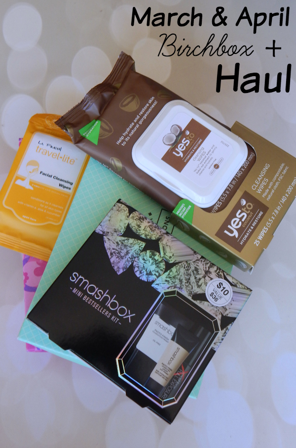 March and April Birchbox with Haul