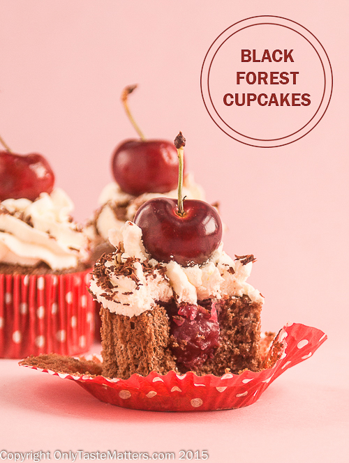 Black Forest Cupcakes from Best of the Blogosphere Link Party