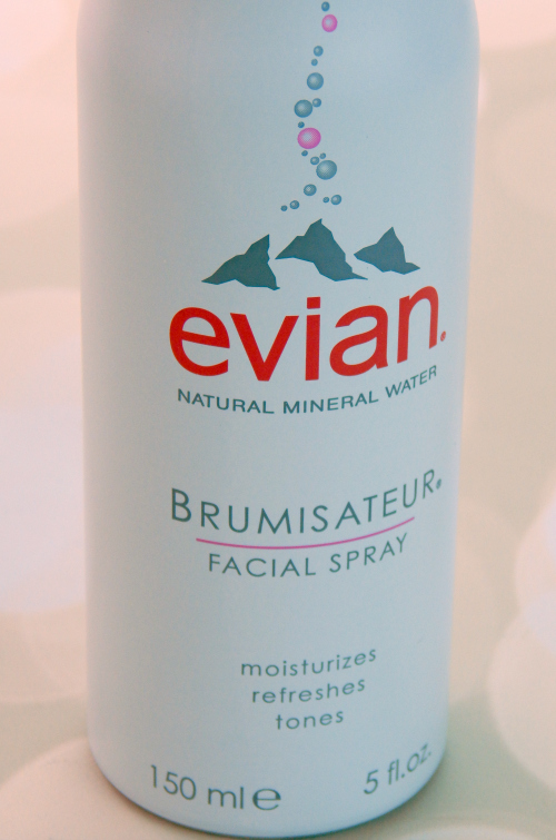 Evian Facial Spray Closeup