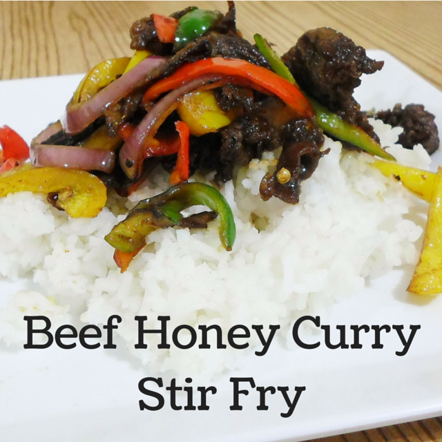 Beef Honey Curry Stir Fry from the Best of the Blogosphere Link Party Week 36