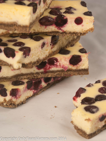 Lemon Blueberry Cheesecake Bars from Best of the Blogosphere Link Party Week 36