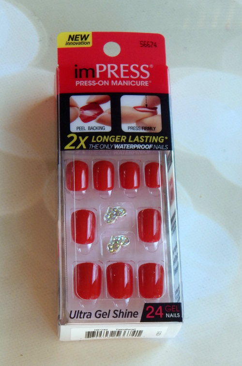 Impress Nails Red