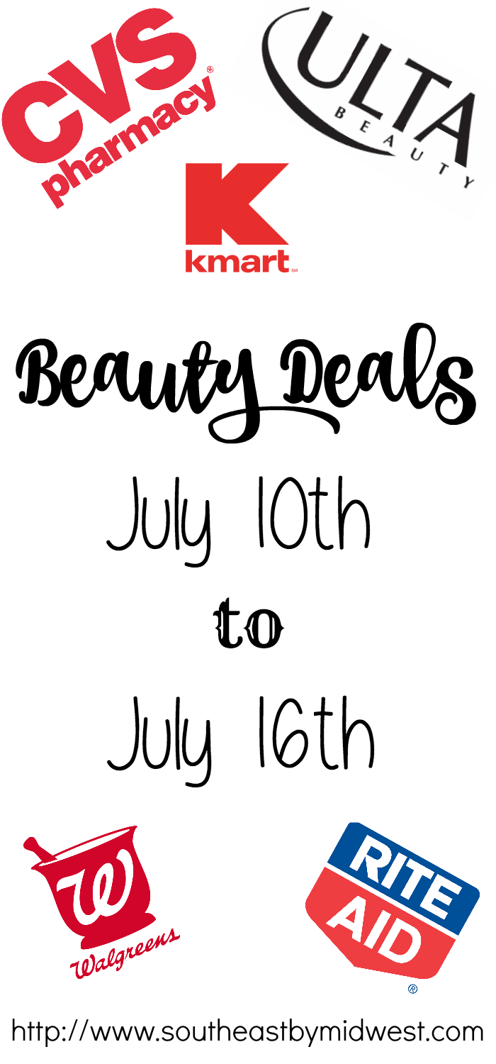 Beauty Deals July 10th to July 16th || Southeast by Midwest #beauty #bbloggers #beautydeals