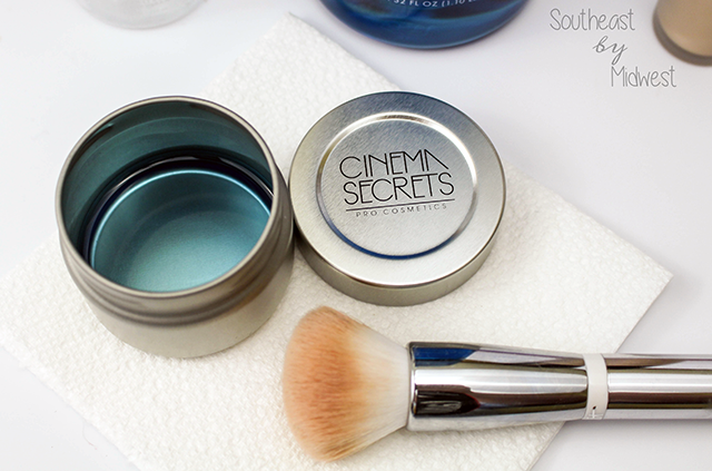 Cinema Secrets Brush Cleaner Cleaner in Tin || Southeast by Midwest #beauty #bbloggers #cinemasecrets