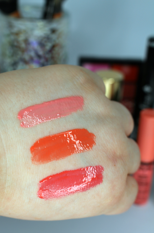 NYX Butter Glosses Apple Strudel, Cherry Cheese Cake, and Peach Cobbler Swatches || Southeast by Midwest #beauty #bbloggers #nyx