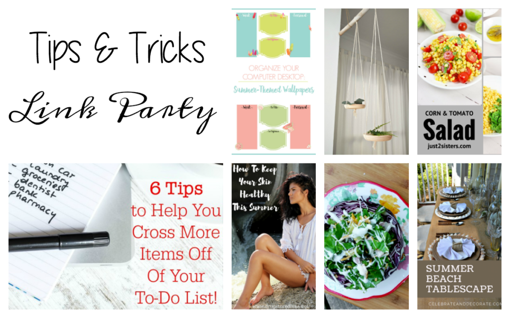 Tips and Tricks Link Party #80 Featured Image || Southeast by Midwest #linkparty #tipsandtricks