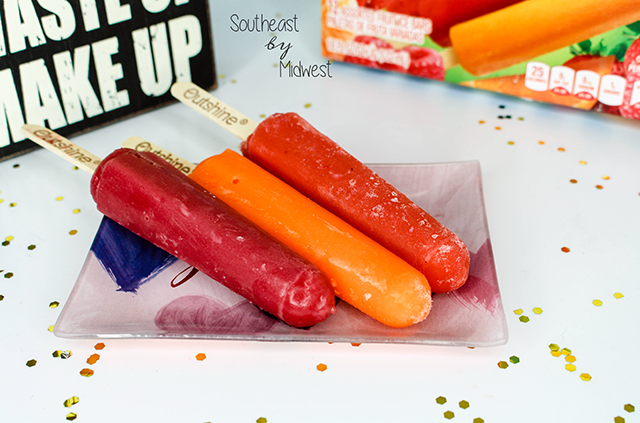 Outshine Fruit Bars Raspberry, Tangerine, and Strawberry || Southeast by Midwest #outshine #SnackBrighter #ad