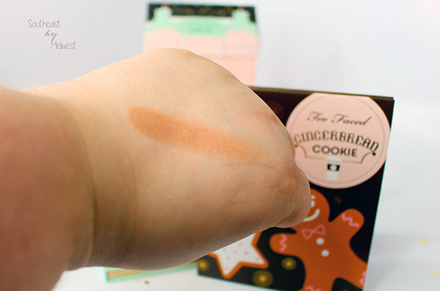 Too Faced Grand Hotel Palette Gingerbread Cookie Swatches Bronzer || Southeast by Midwest #beauty #bbloggers #toofaced #grandhotel