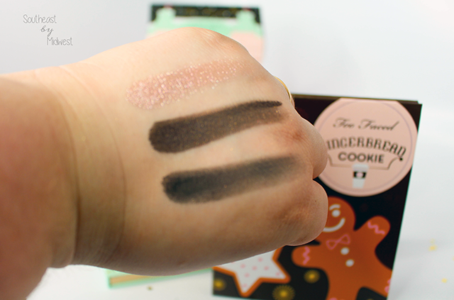 Too Faced Grand Hotel Palette Gingerbread Cookie Swatches Row 2 || Southeast by Midwest #beauty #bbloggers #toofaced #grandhotel
