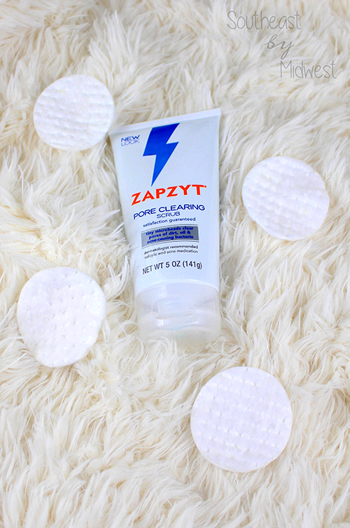 Zapzyt Skin Care Pore Clearing Scrub || Southeast by Midwest #ad #beauty #bbloggers #zapzyt #zapzit