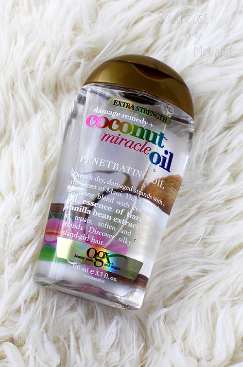 OGX Coconut Miracle Oil Hair Oil || Southeast by Midwest #beauty #bbloggers #ogx #ogxbeauty #coconutoil
