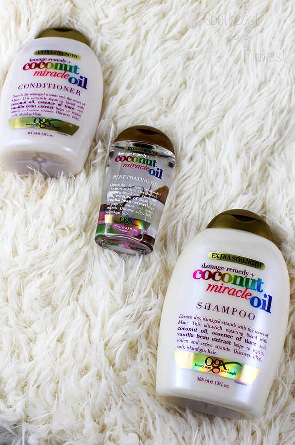 OGX Coconut Miracle Oil || Southeast by Midwest #beauty #bbloggers #ogx #ogxbeauty #coconutoil