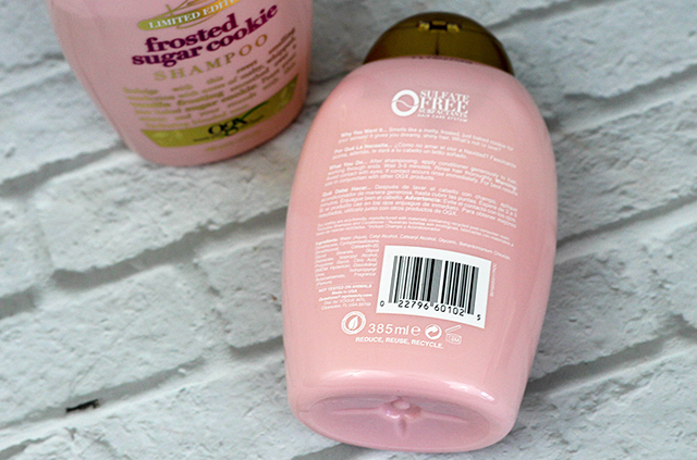 OGX Frosted Sugar Cookie Shampoo and Conditioner Review Back || Southeast by Midwest #ogx #ogxbeauty #OGXxKandeeHoliday #beauty #bbloggers