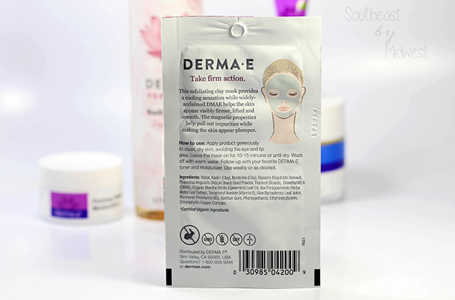Derma E Face Masks Review Firming Mask Back || Southeast by Midwest #dermae #dermaesocial #beauty #bbloggers #beautyguru #skincare