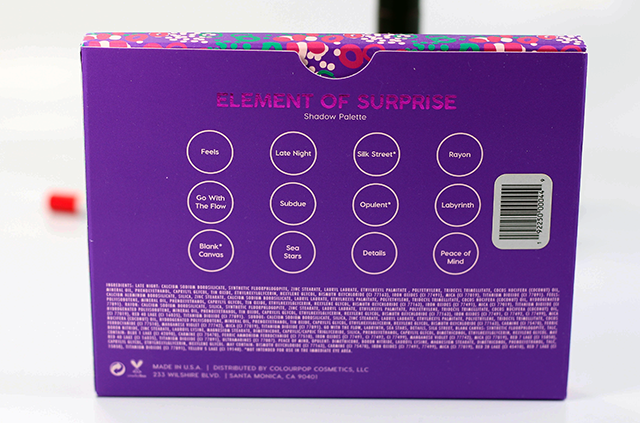 ColourPop Element of Surprise Palette Review Back of the Palette || Southeast by Midwest #beauty #bbloggers #beautyguru #colourpop #ColourPopMe