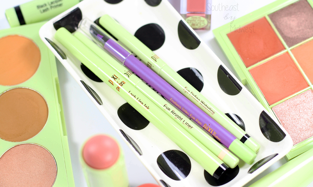 Pixi Eyeliners Review and Swatches Featured Image || Southeast by Midwest #pixibeauty #prsample #beauty #bblogger #bbloggers