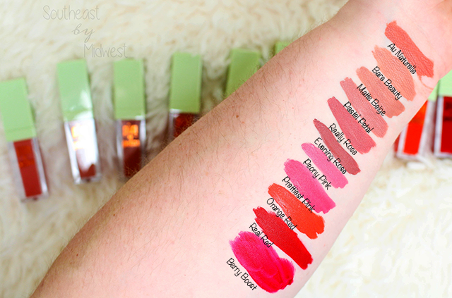 Pixi PixiGlow Cakes and More Haul Lipstick Swatches || Southeast by Midwest #beauty #bbloggers #pixiglow #pixibeauty #prsample