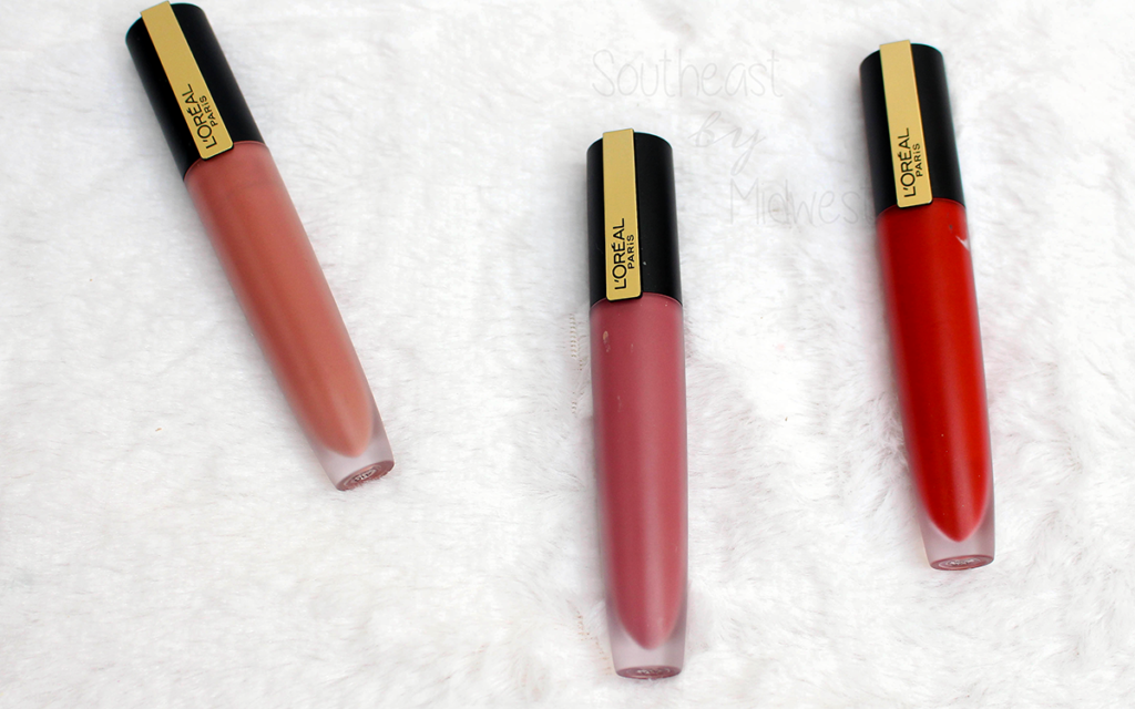 L'Oreal Rouge Signature Liquid Lipsticks Review Featured Image || Southeast by Midwest #prsample #beauty #bbloggers #lorealparis #rougesignature