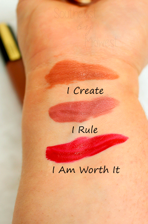 L'Oreal Rouge Signature Liquid Lipsticks Review Swatches || Southeast by Midwest #prsample #beauty #bbloggers #lorealparis #rougesignature