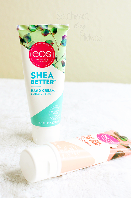 EOS Shea Butter Hand Cream Review Front || Southeast by Midwest #prsample #beauty #bbloggers #eosproducts #eoshandcream #eossheabetter