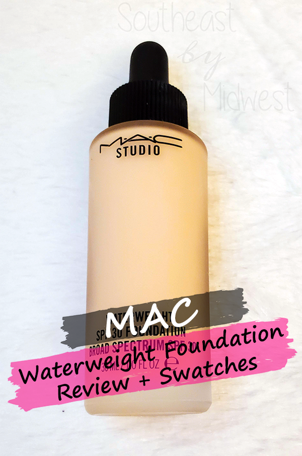 MAC Waterweight SPF 30 Foundation || Southeast by Midwest #macccosmetics #macstudiowaterweight #beauty #bbloggers