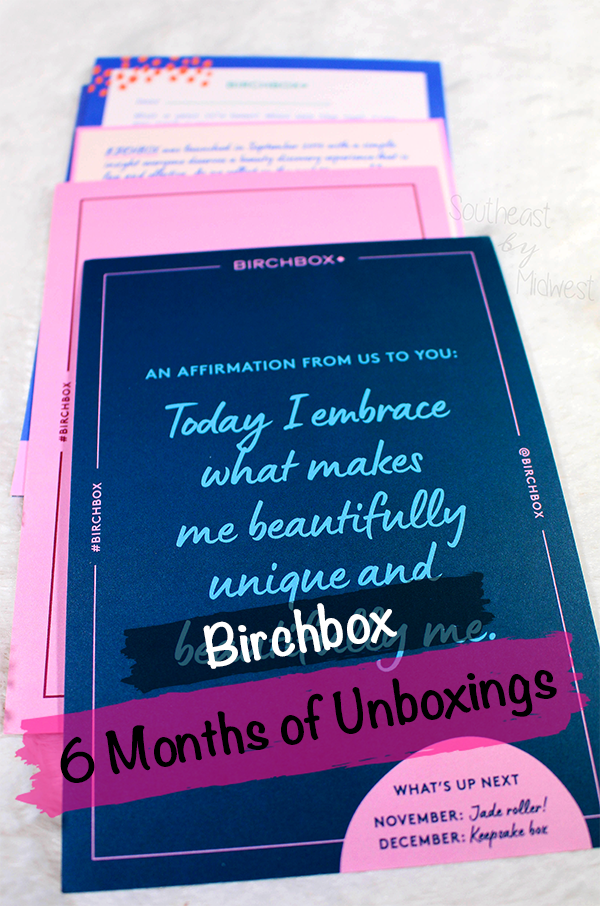 Birchbox June - November Unboxings || Southeast by Midwest #beauty #bbloggers #birchbox #subscriptionbox