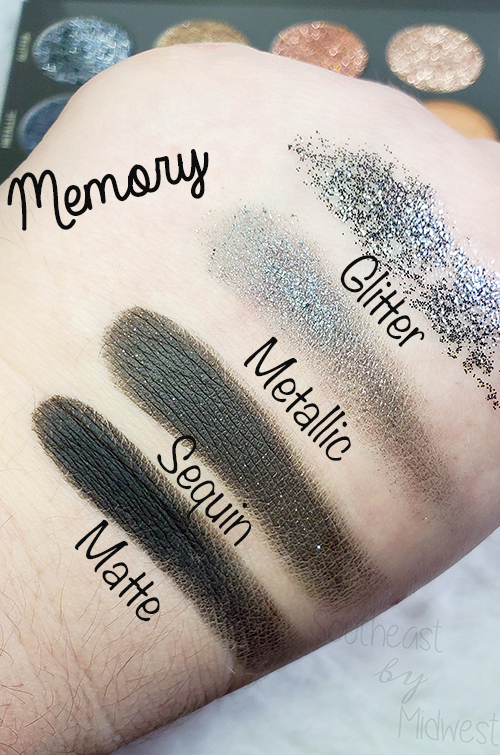 Tati Vol 1 Eyeshadow Palette Memory Swatches || Southeast by Midwest #beauty #bbloggers #tatibeauty #swatches