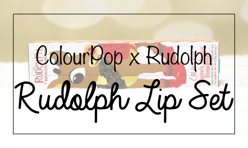Rudolph Lip Set Featured Image || Southeast by Midwest #beauty #bbloggers #colourpop #colourpopxrudolph